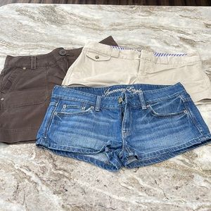 3 pair of women’s size 8 shorts